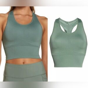 Sweaty Betty London Long Line Stamina Sports Bra Racerback Women's S Stretch NEW